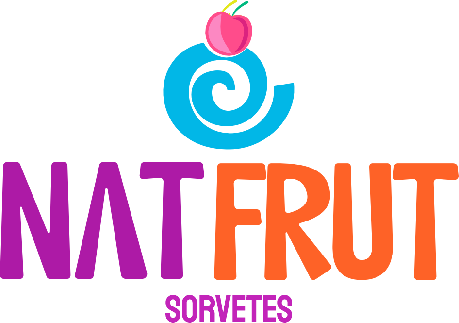 NATFRUT SORVETES - logo fundo verde